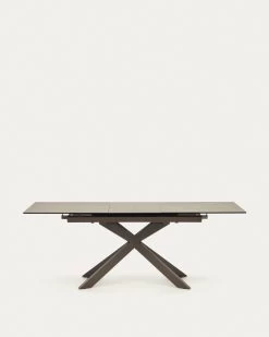 Atminda Extendable Table Porcelain And Steel Legs With A Brown Finish 160 (210) X 90 Cm | Kave Home 15 Atminda Extendable Table Porcelain And Steel Legs With A Brown Finish 160 (210) X 90 Cm | Kave Home -Quality Furniture Store 1416T03003KK15 1V02