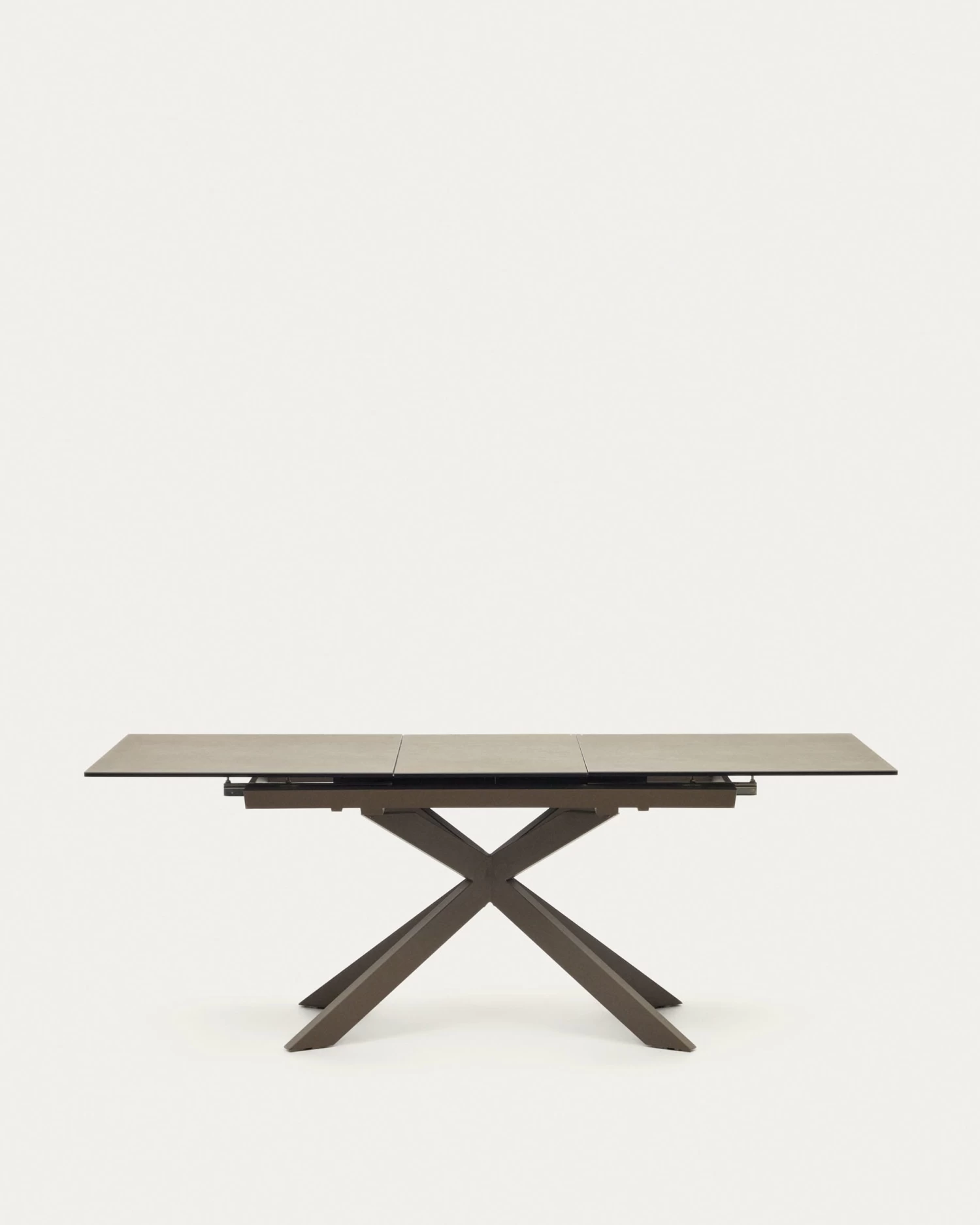 Atminda Extendable Table Porcelain And Steel Legs With A Brown Finish 160 (210) X 90 Cm | Kave Home 7 Atminda Extendable Table Porcelain And Steel Legs With A Brown Finish 160 (210) X 90 Cm | Kave Home - Image 5