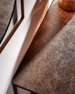 Rewena Console Table With Porcelain Top And Steel Structure 110 X 75 Cm | Kave Home 10 Rewena Console Table With Porcelain Top And Steel Structure 110 X 75 Cm | Kave Home -Quality Furniture Store A000000692 2