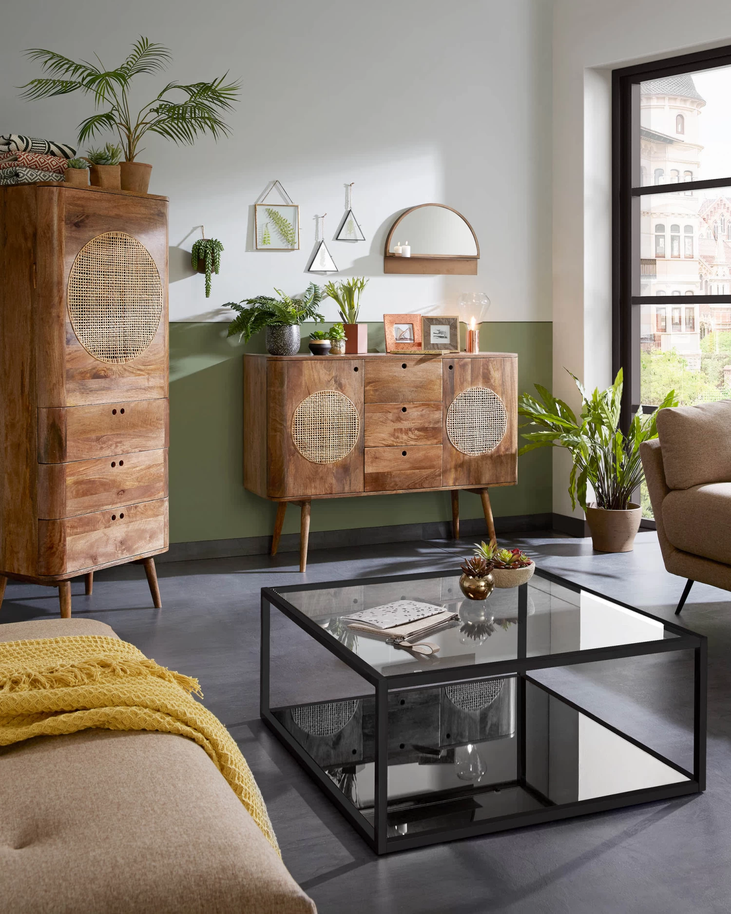 Blackhill Black Square Coffee Table 80 X 80 Cm | Kave Home 4 Blackhill Black Square Coffee Table 80 X 80 Cm | Kave Home - Image 2