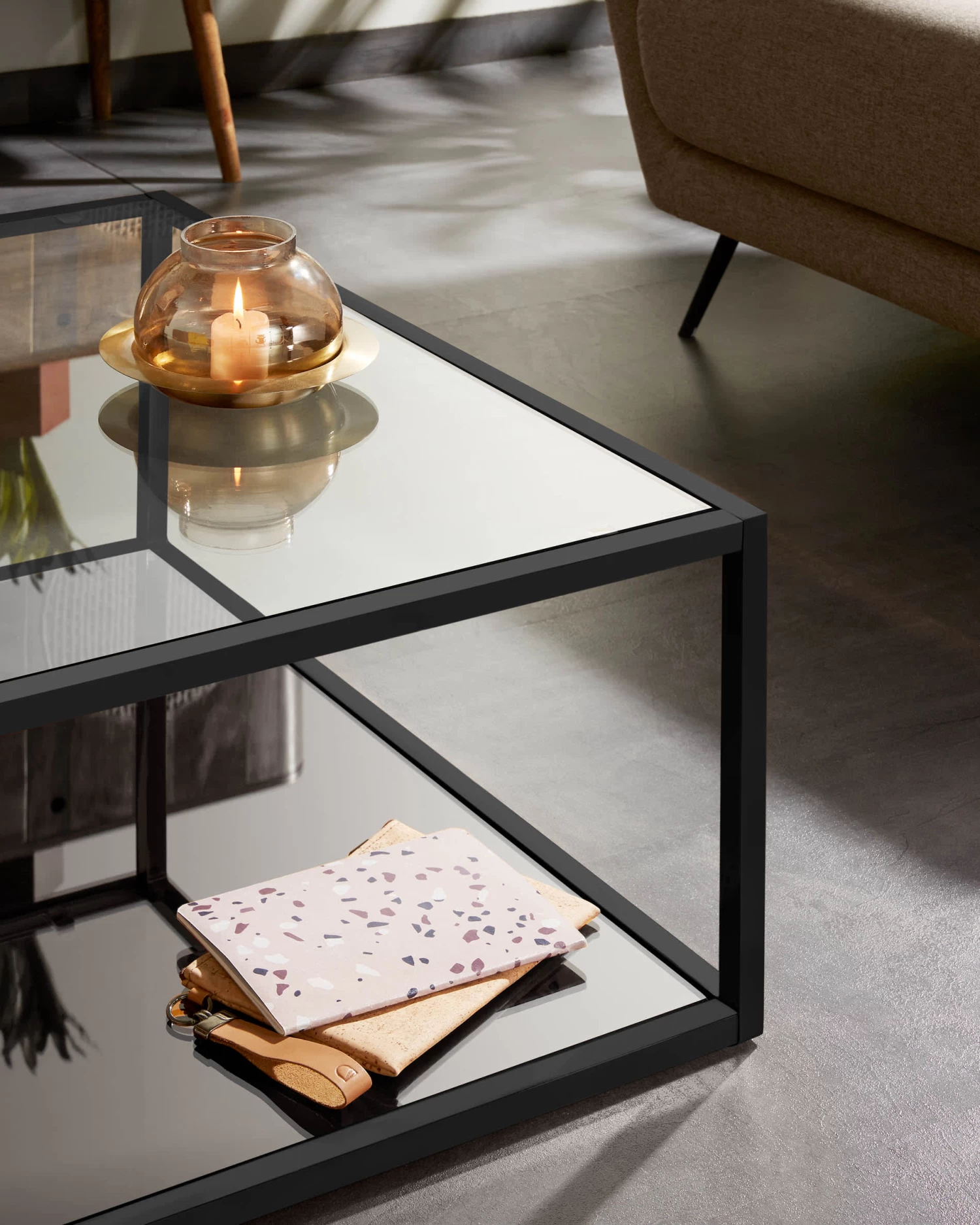 Blackhill Black Square Coffee Table 80 X 80 Cm | Kave Home 6 Blackhill Black Square Coffee Table 80 X 80 Cm | Kave Home - Image 4
