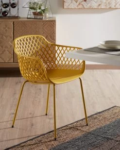 Quinn Outdoor Chair In Yellow | Kave Home 12 Quinn Outdoor Chair In Yellow | Kave Home -Quality Furniture Store A000000825 10