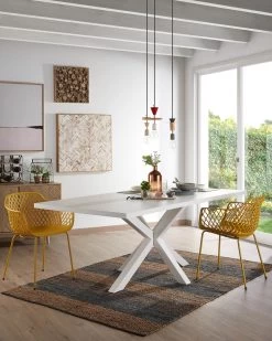 Quinn Outdoor Chair In Yellow | Kave Home 15 Quinn Outdoor Chair In Yellow | Kave Home -Quality Furniture Store A000000825 5 2