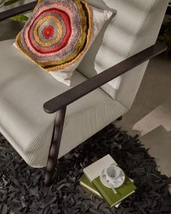 Meghan Armchair In Beige Corduroy With Solid Ash Legs In A Wenge Finish | Kave Home 17 Meghan Armchair In Beige Corduroy With Solid Ash Legs In A Wenge Finish | Kave Home -Quality Furniture Store A000000903 6