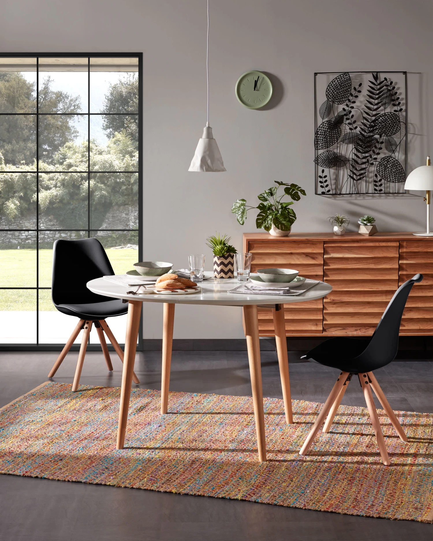 Black And Natural Ralf Chair | Kave Home 4 Black And Natural Ralf Chair | Kave Home - Image 2