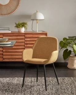 Konna Mustard Chair | Kave Home 11 Konna Mustard Chair | Kave Home -Quality Furniture Store A000001015 0