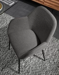 Konna Dark Grey Chair | Kave Home 12 Konna Dark Grey Chair | Kave Home -Quality Furniture Store A000001015 7