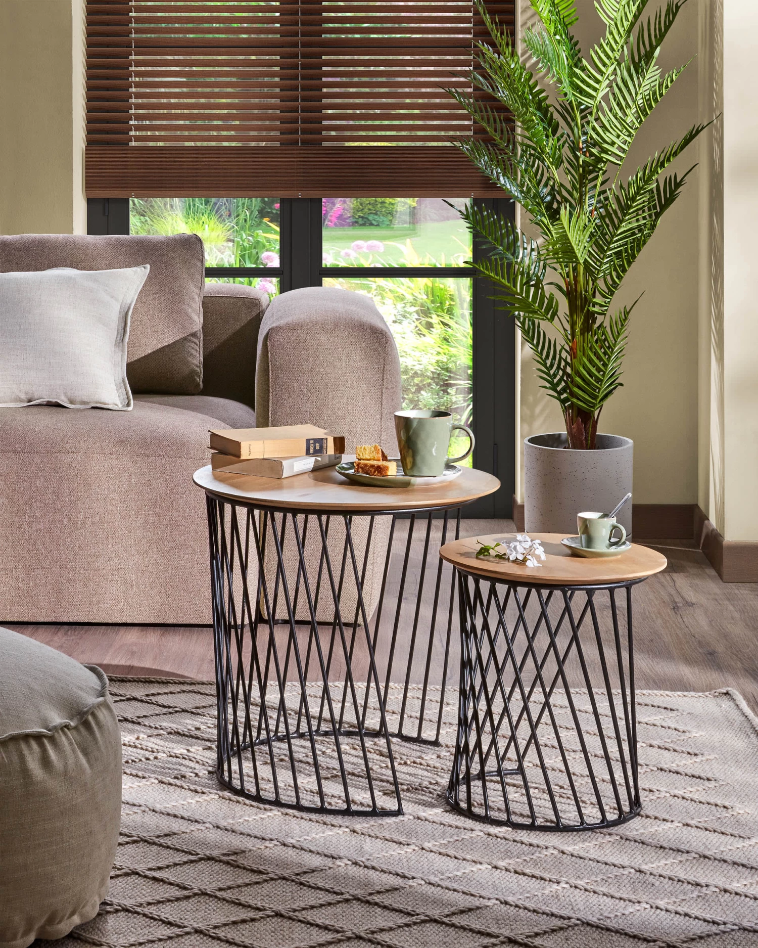 Leska Set Of 2 Side Tables à 50 / à 35 Cm | Kave Home 4 Leska Set Of 2 Side Tables à 50 / à 35 Cm | Kave Home - Image 2