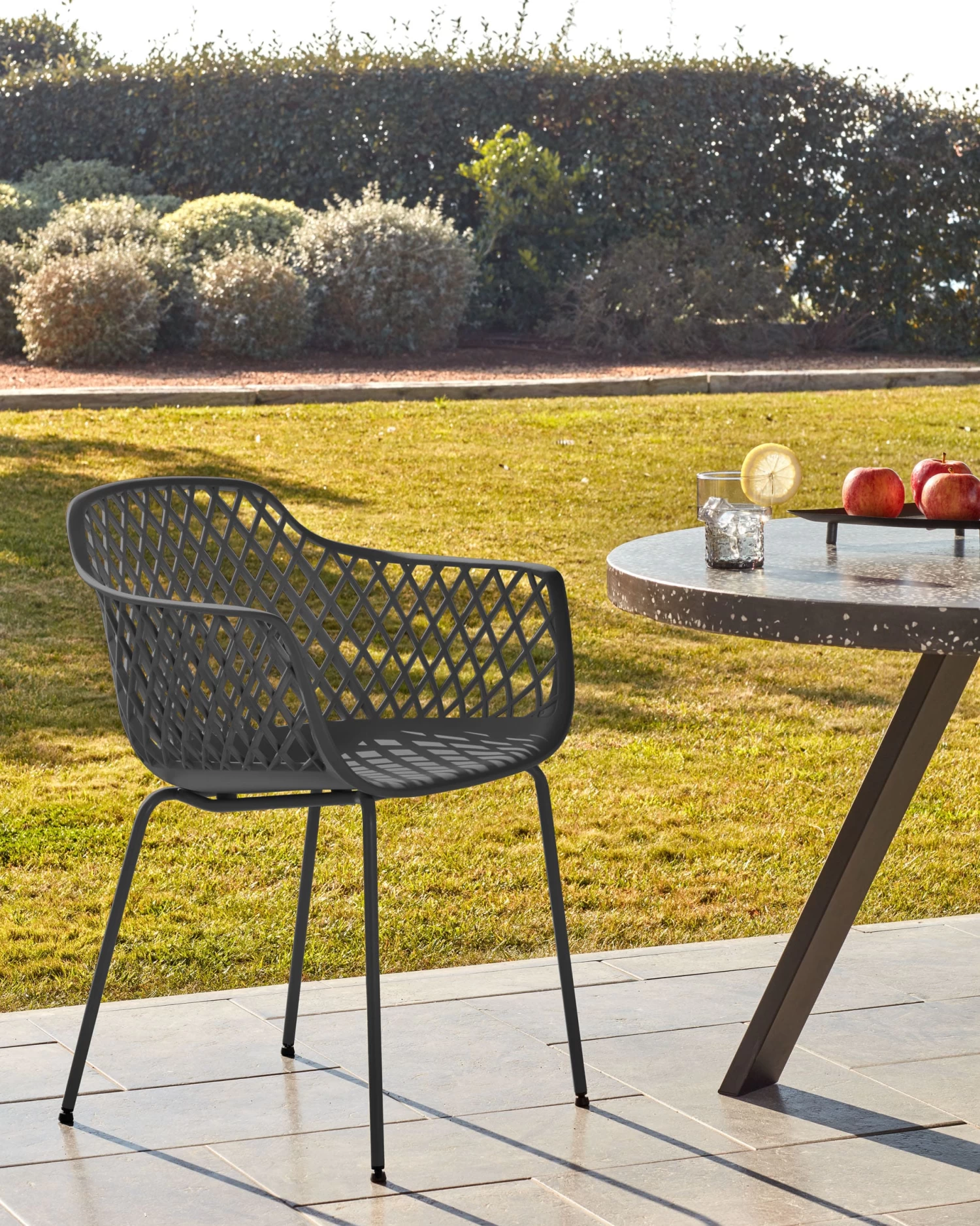 Quinn Outdoor Chair In Grey | Kave Home 4 Quinn Outdoor Chair In Grey | Kave Home - Image 2