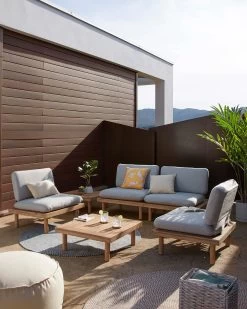 Viridis 2 Armchairs And 1 Table Set FSC 100% | Kave Home -Quality Furniture Store A000001093 0