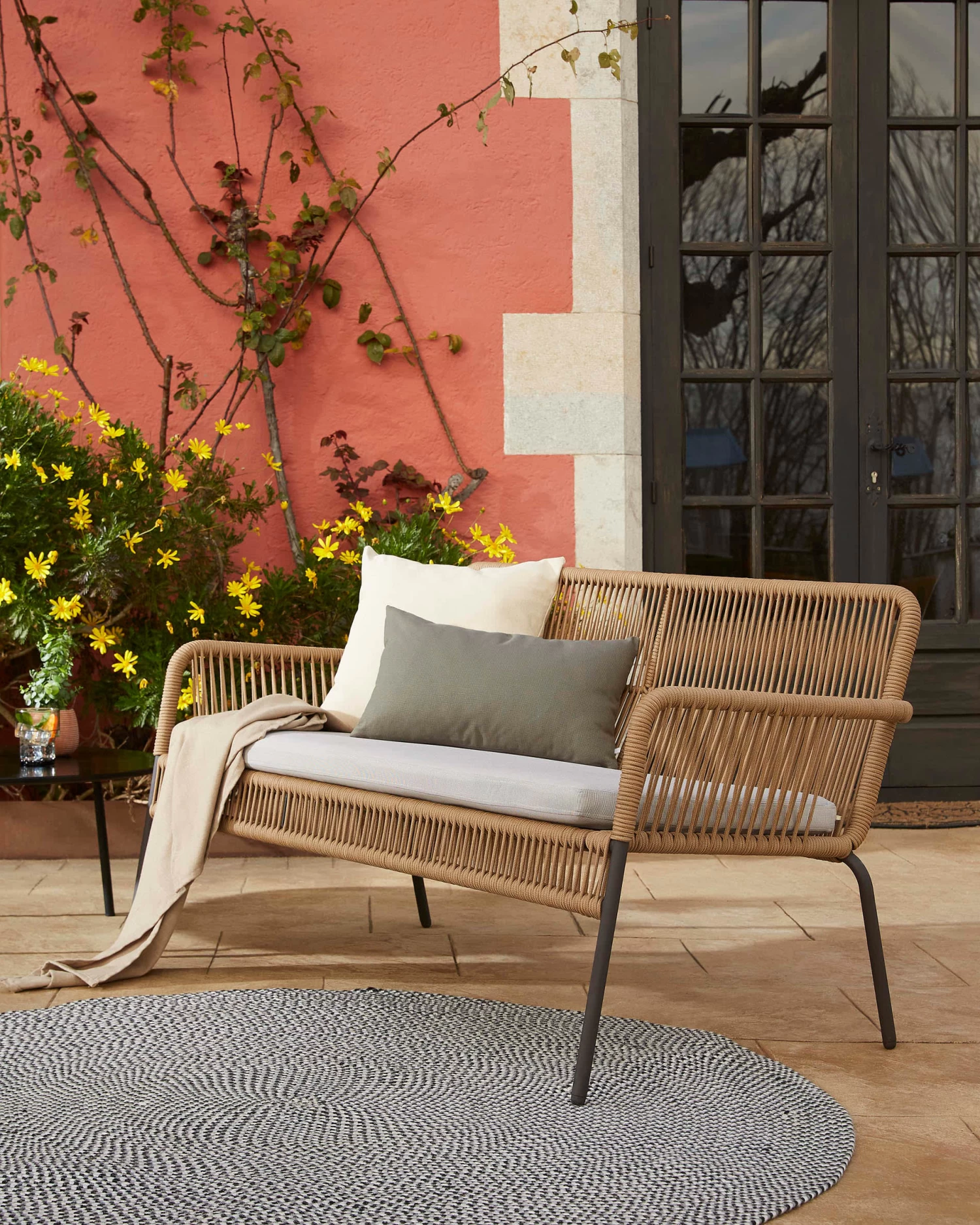 Samanta 2 Seater Stackable Sofa In Beige Cord 133 Cm | Kave Home 4 Samanta 2 Seater Stackable Sofa In Beige Cord 133 Cm | Kave Home - Image 2