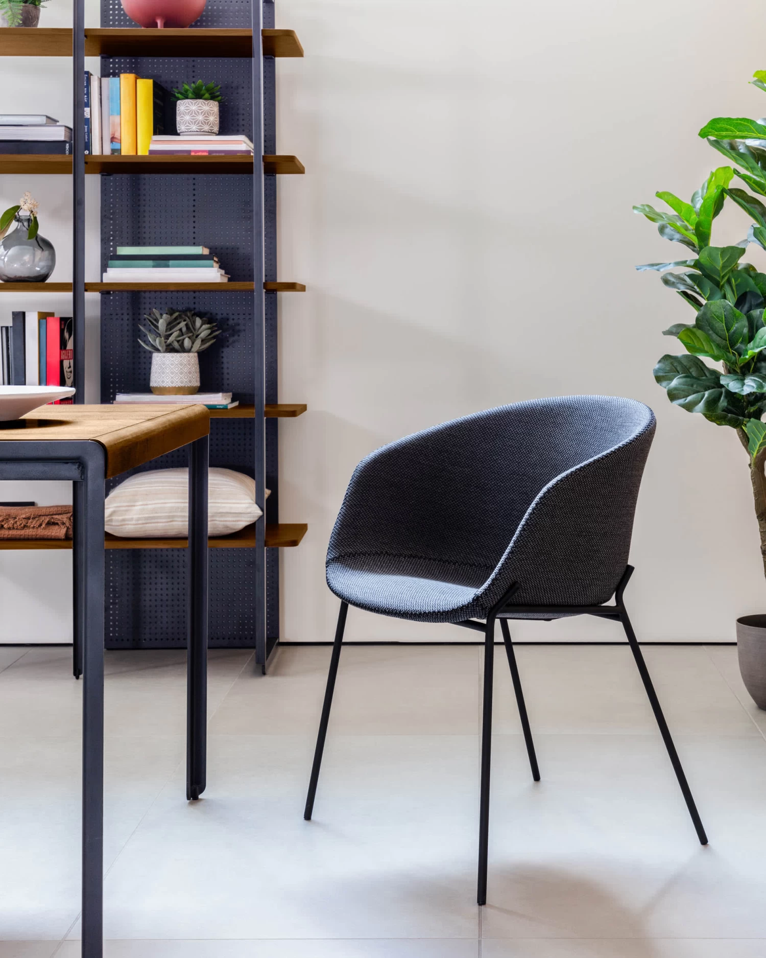 Dark Grey Yvette Armchair | Kave Home 4 Dark Grey Yvette Armchair | Kave Home - Image 2