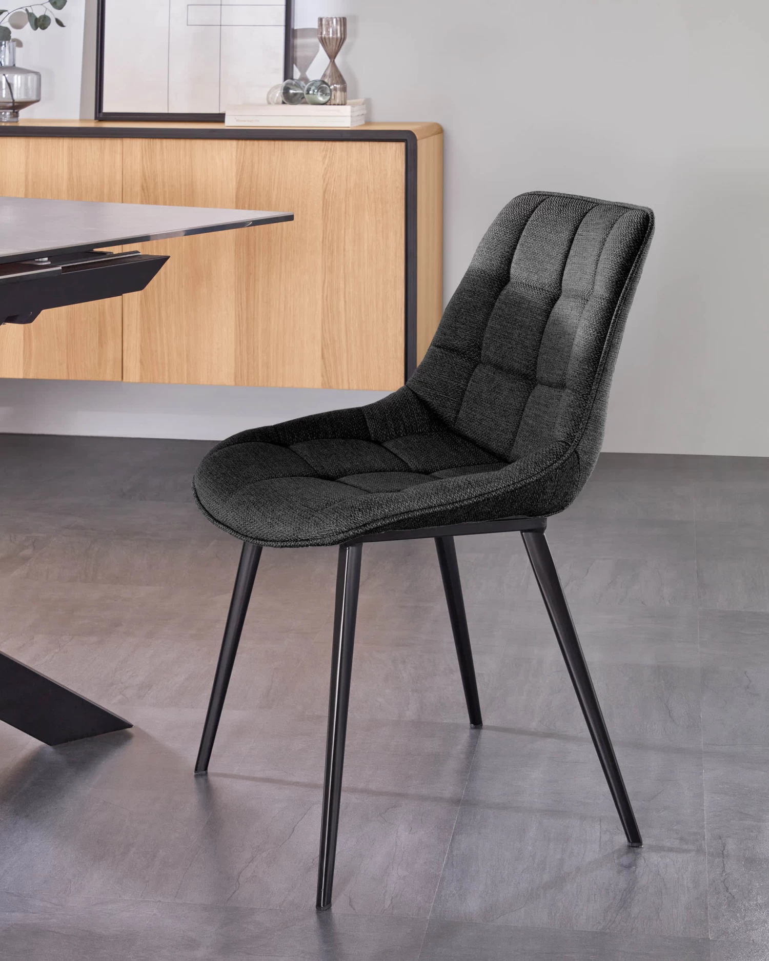 Adam Dark Grey Chair | Kave Home 4 Adam Dark Grey Chair | Kave Home - Image 2
