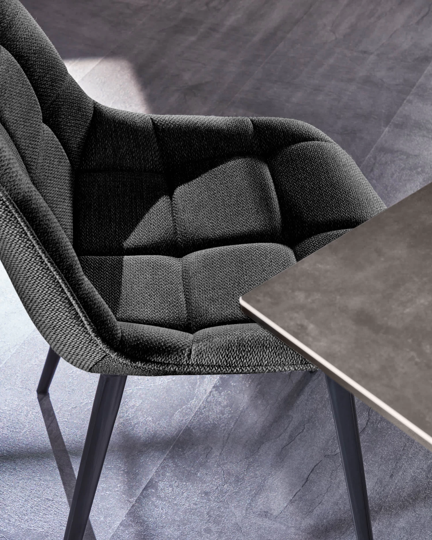 Adam Dark Grey Chair | Kave Home 6 Adam Dark Grey Chair | Kave Home - Image 4