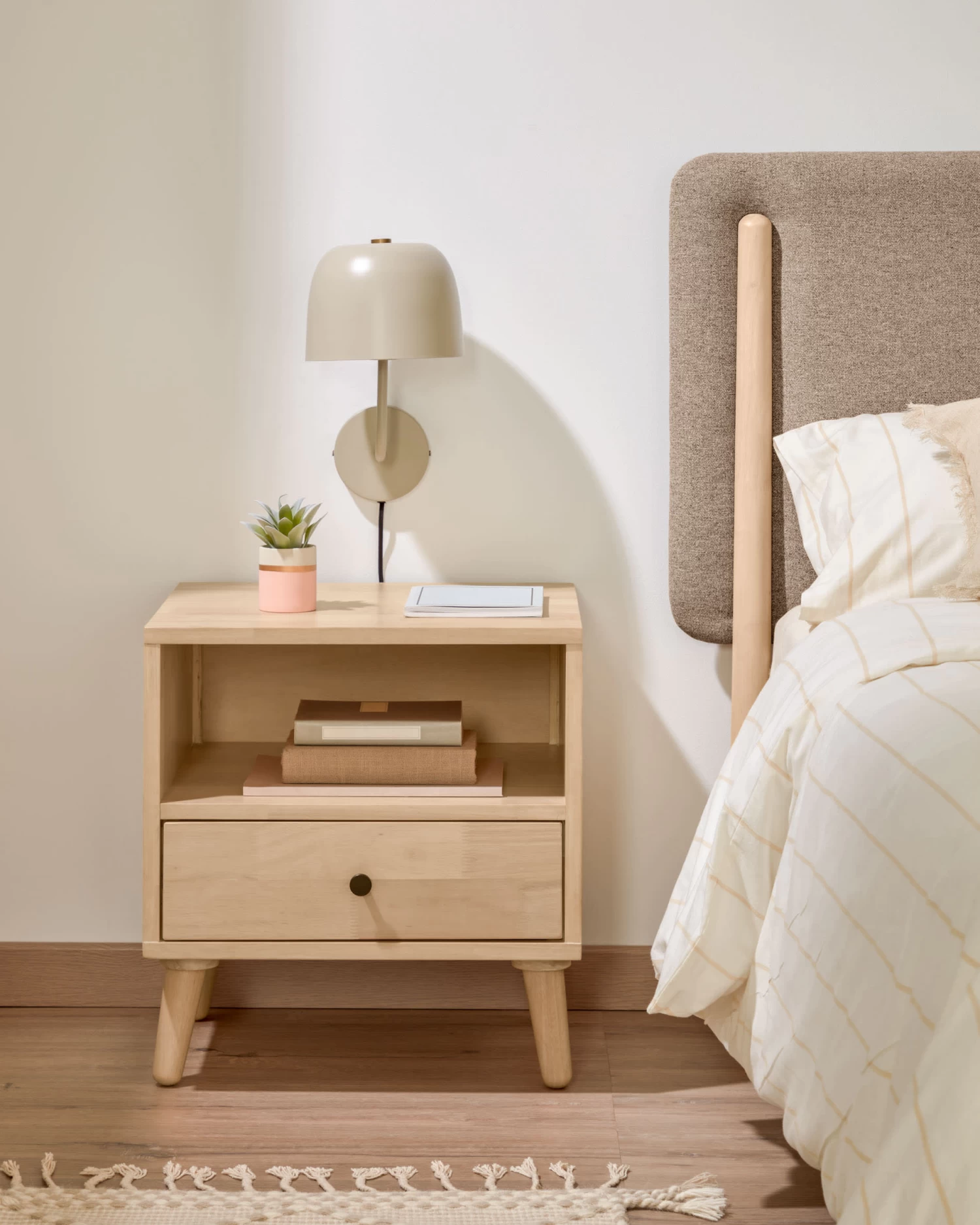 Wari Bedside Table 50 X 54 Cm | Kave Home 4 Wari Bedside Table 50 X 54 Cm | Kave Home - Image 2