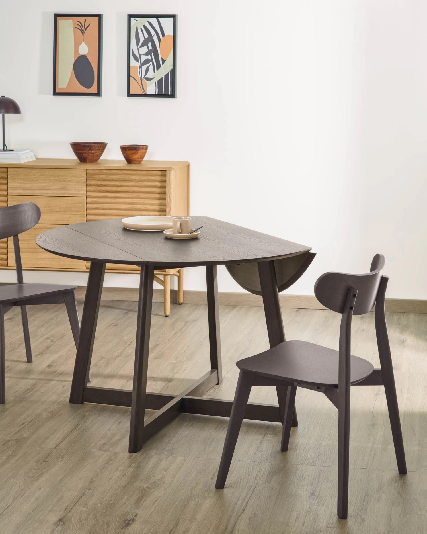 Extendable Maryse 70 (120) X 75 Cm Table In An Ash Finish | Kave Home 4 Extendable Maryse 70 (120) X 75 Cm Table In An Ash Finish | Kave Home - Image 2