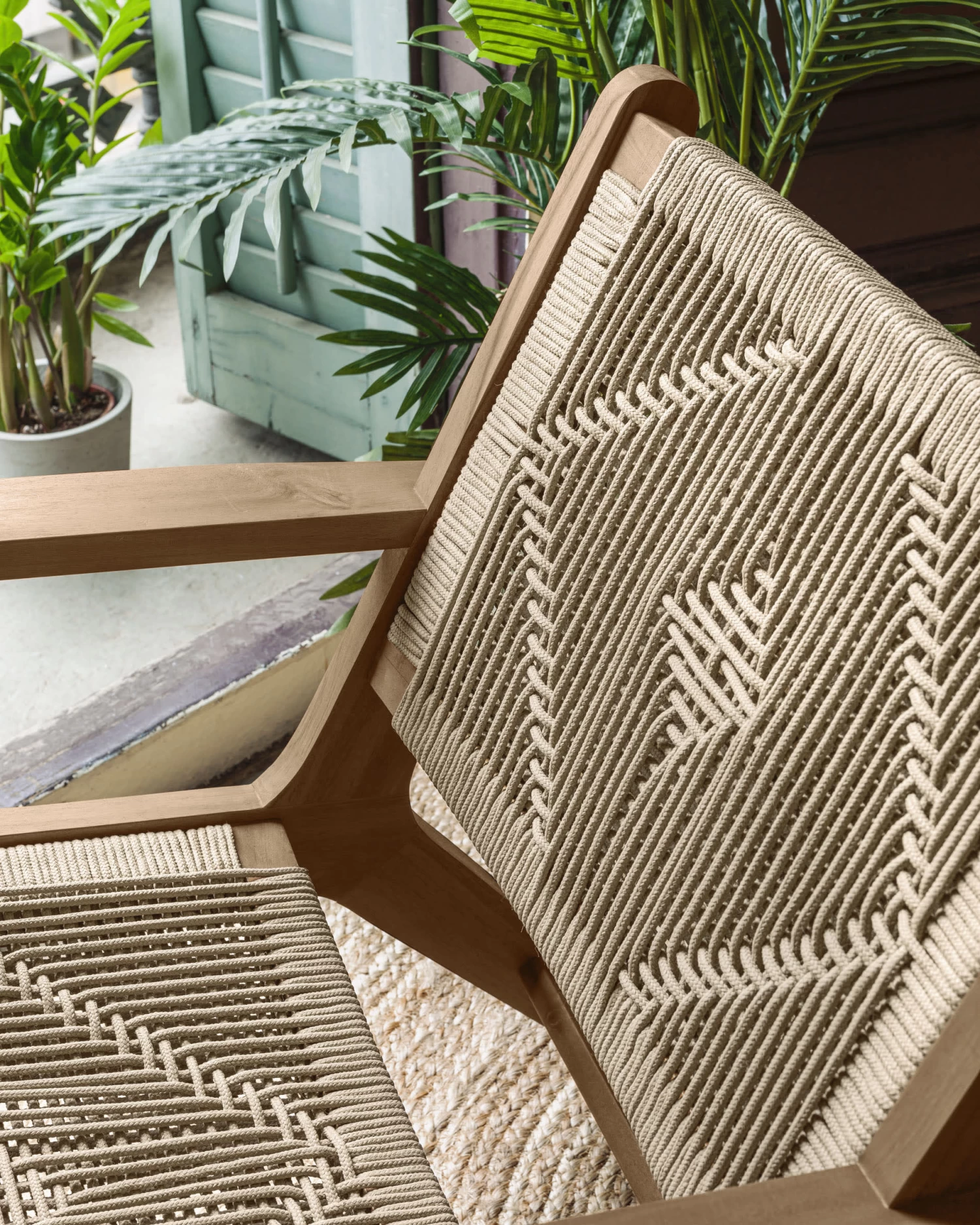 Geralda Acacia Wood Armchair With Dark Finish FSC 100% | Kave Home 11 Geralda Acacia Wood Armchair With Dark Finish FSC 100% | Kave Home - Image 9