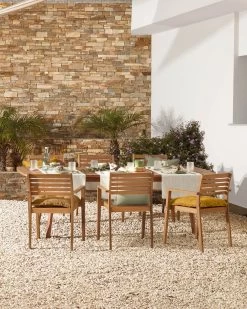 Hanzel Stackable Solid 100% FSC Acacia Wood Garden Chair | Kave Home 15 Hanzel Stackable Solid 100% FSC Acacia Wood Garden Chair | Kave Home -Quality Furniture Store A000001414 0 1