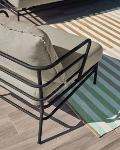 Mareluz Black Steel Armchair | Kave Home 20 Mareluz Black Steel Armchair | Kave Home -Quality Furniture Store A000001420 11