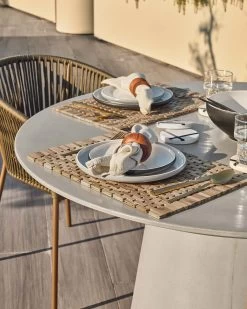 Itai Outdoor Round Cement Table Ã 120 Cm | Kave Home -Quality Furniture Store A000001424 3