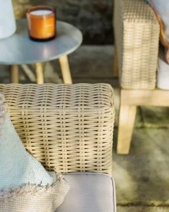 Giana Armchair In Solid Acacia Wood And Rattan FSC 100% | Kave Home -Quality Furniture Store A000001425 4