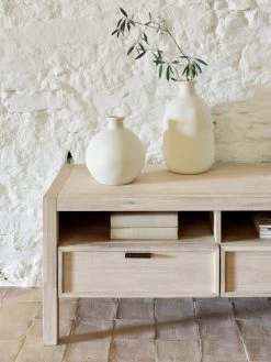 Alen Solid Acacia Wood TV Stand With 3 Drawers 165 X 50 Cm | Kave Home -Quality Furniture Store A000001429 11