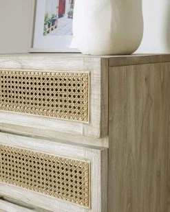 Rexit Solid Mindi Wood And Veneer Chest Of 5 Drawers With Rattan 60 X 113 Cm | Kave Home 11 Rexit Solid Mindi Wood And Veneer Chest Of 5 Drawers With Rattan 60 X 113 Cm | Kave Home -Quality Furniture Store A000001448 11