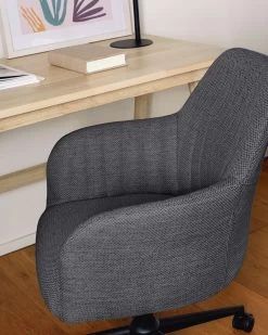 Madina Dark Grey Office Chair | Kave Home -Quality Furniture Store A000001453 12