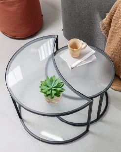 Bast Set Of 2 Side Tables | Kave Home 11 Bast Set Of 2 Side Tables | Kave Home -Quality Furniture Store A000001456 1