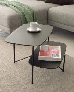 Wigan Black Metal Side Table 62 X 58 Cm | Kave Home -Quality Furniture Store A000001471 5