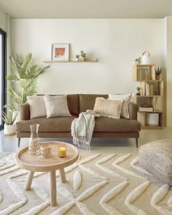 Glenda Round Solid Teak Wood Coffee Table à 55 Cm | Kave Home 15 Glenda Round Solid Teak Wood Coffee Table à 55 Cm | Kave Home -Quality Furniture Store A000001564 2