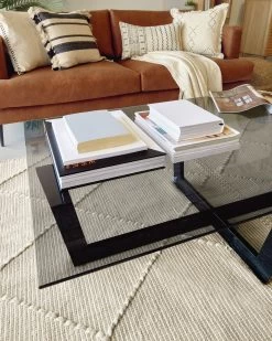 Black Glass Plam Coffee Table 120 X 70 Cm | Kave Home 10 Black Glass Plam Coffee Table 120 X 70 Cm | Kave Home -Quality Furniture Store A000001565 1
