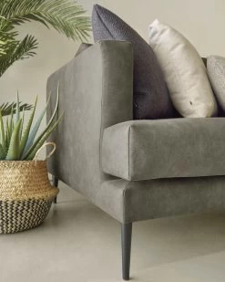 Tanya 2 Seater Sofa Upholstered In Dark Grey 183 Cm 14 Tanya 2 Seater Sofa Upholstered In Dark Grey 183 Cm -Quality Furniture Store A000001566 0