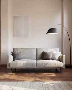 Galene 3 Seater Sofa In Beige 214 Cm | Kave Home 15 Galene 3 Seater Sofa In Beige 214 Cm | Kave Home -Quality Furniture Store A000001569 8 1