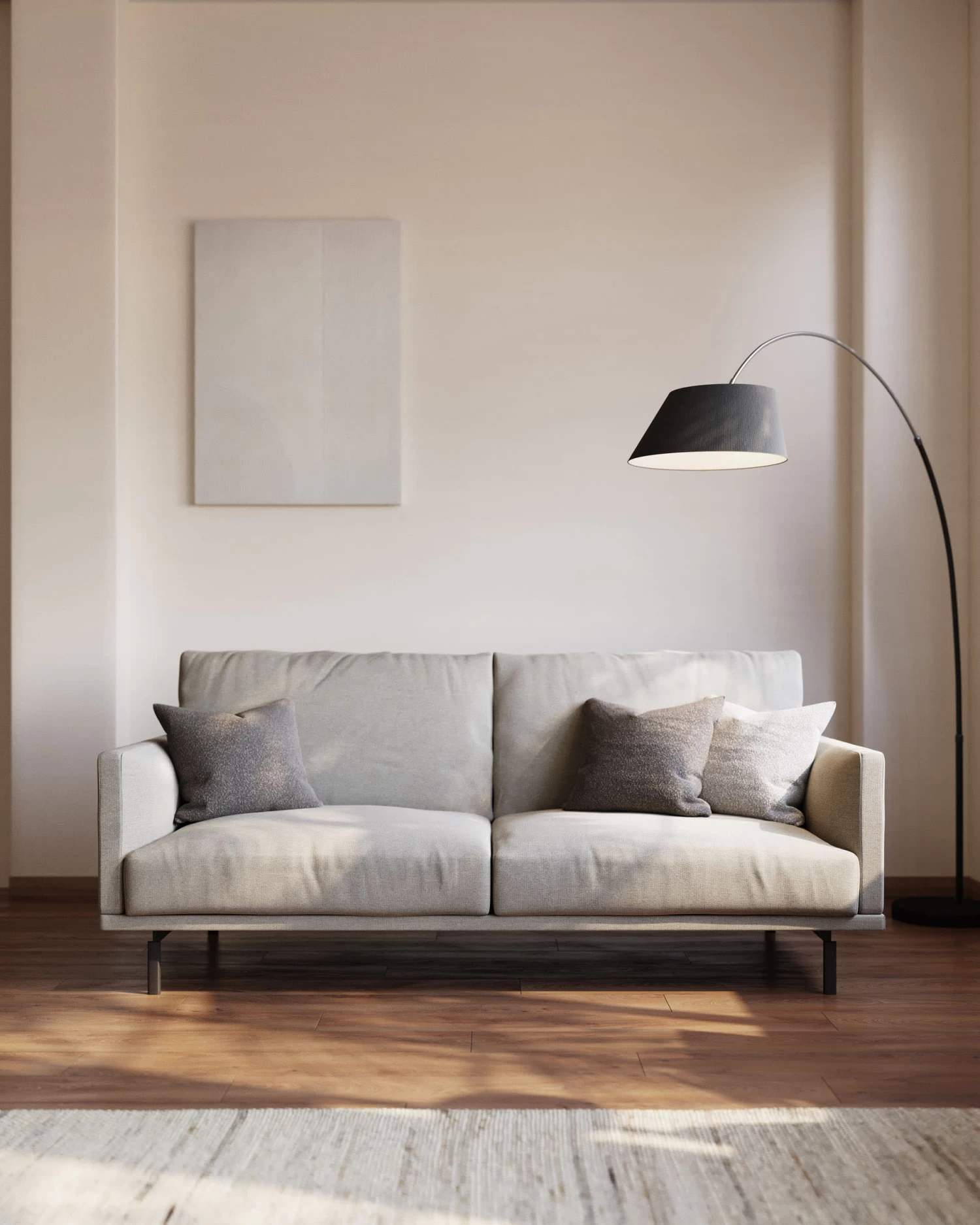 Galene 3 Seater Sofa In Beige 214 Cm | Kave Home 6 Galene 3 Seater Sofa In Beige 214 Cm | Kave Home - Image 4