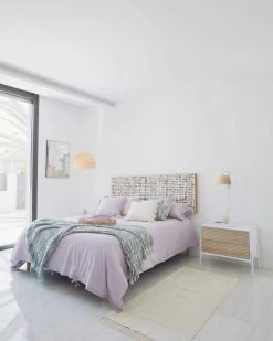 Marielle Bedside Table Made From Ash Wood With White Lacquer 64 X 54 Cm. | Kave Home 10 Marielle Bedside Table Made From Ash Wood With White Lacquer 64 X 54 Cm. | Kave Home -Quality Furniture Store A000001590 4