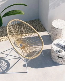 Samantha Synthetic Rattan In A Natural Colour | Kave Home -Quality Furniture Store A000001614 6