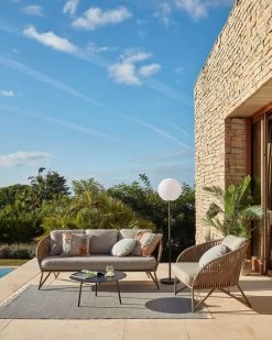 3 Seater Branzie Sofa In Brown Cord 180 Cm | Kave Home -Quality Furniture Store A000001795 1