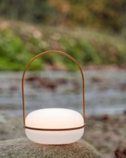 Tea Table Lamp In Polythene And Metal With Mustard Finish | Kave Home 12 Tea Table Lamp In Polythene And Metal With Mustard Finish | Kave Home -Quality Furniture Store A000001802 10