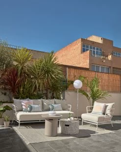 Taimi Concrete Round Outdoor Side Table Ã 50 Cm | Kave Home -Quality Furniture Store A000001803 1