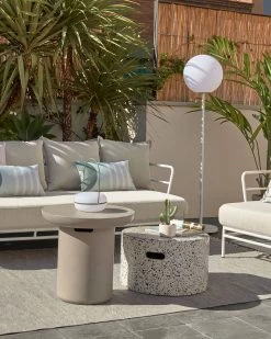 Taimi Concrete Round Outdoor Side Table Ã 50 Cm | Kave Home -Quality Furniture Store A000001803 9