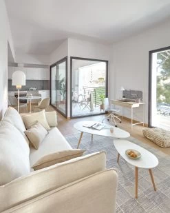 Kirb Set Of 2 Side Tables Oval White | Kave Home -Quality Furniture Store A000001811 15