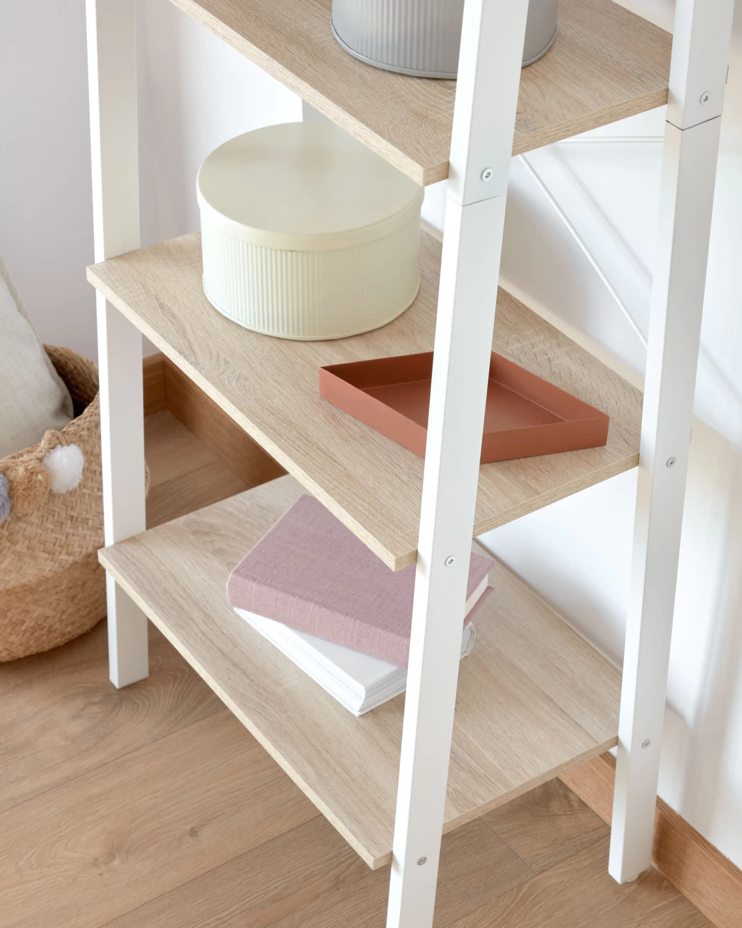 Aarhus Shelving Unit In White 56 X 172 Cm | Kave Home 6 Aarhus Shelving Unit In White 56 X 172 Cm | Kave Home - Image 4