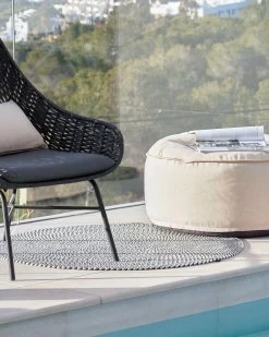 Rodhe 100% PET Round Rug In Grey Ã 100 Cm | Kave Home -Quality Furniture Store A000001866 12