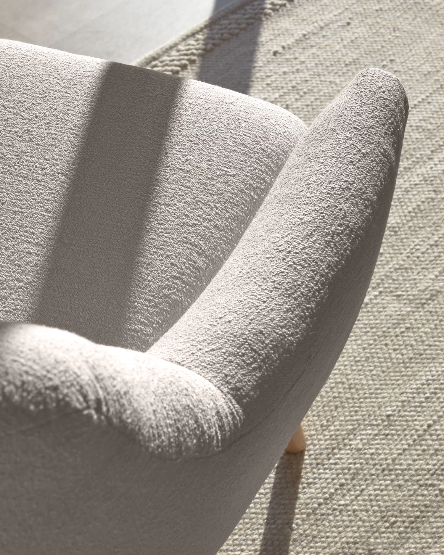 Candela Armchair In Grey Fleece | Kave Home 6 Candela Armchair In Grey Fleece | Kave Home - Image 4