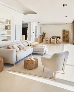 Candela Armchair In Beige | Kave Home -Quality Furniture Store A000001909 0