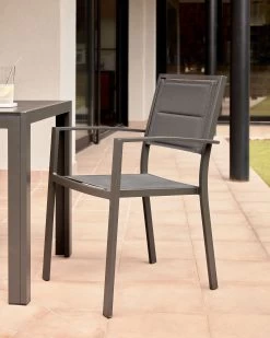 Sirley Outdoor Table In Black Aluminium 70 X 70 Cm | Kave Home -Quality Furniture Store A000001950 2