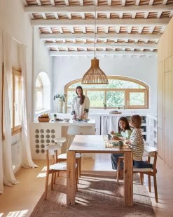 Deyanira Table With Oak Veneer And Solid Oak Legs 200 X 100 Cm | Kave Home -Quality Furniture Store A000001957 0