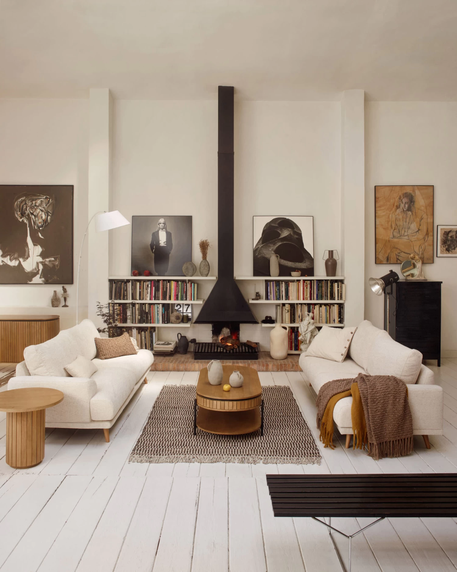 Karin 2 Seater Sofa In Beige With Solid Beech Wood Legs, 210 Cm 6 Karin 2 Seater Sofa In Beige With Solid Beech Wood Legs, 210 Cm - Image 4