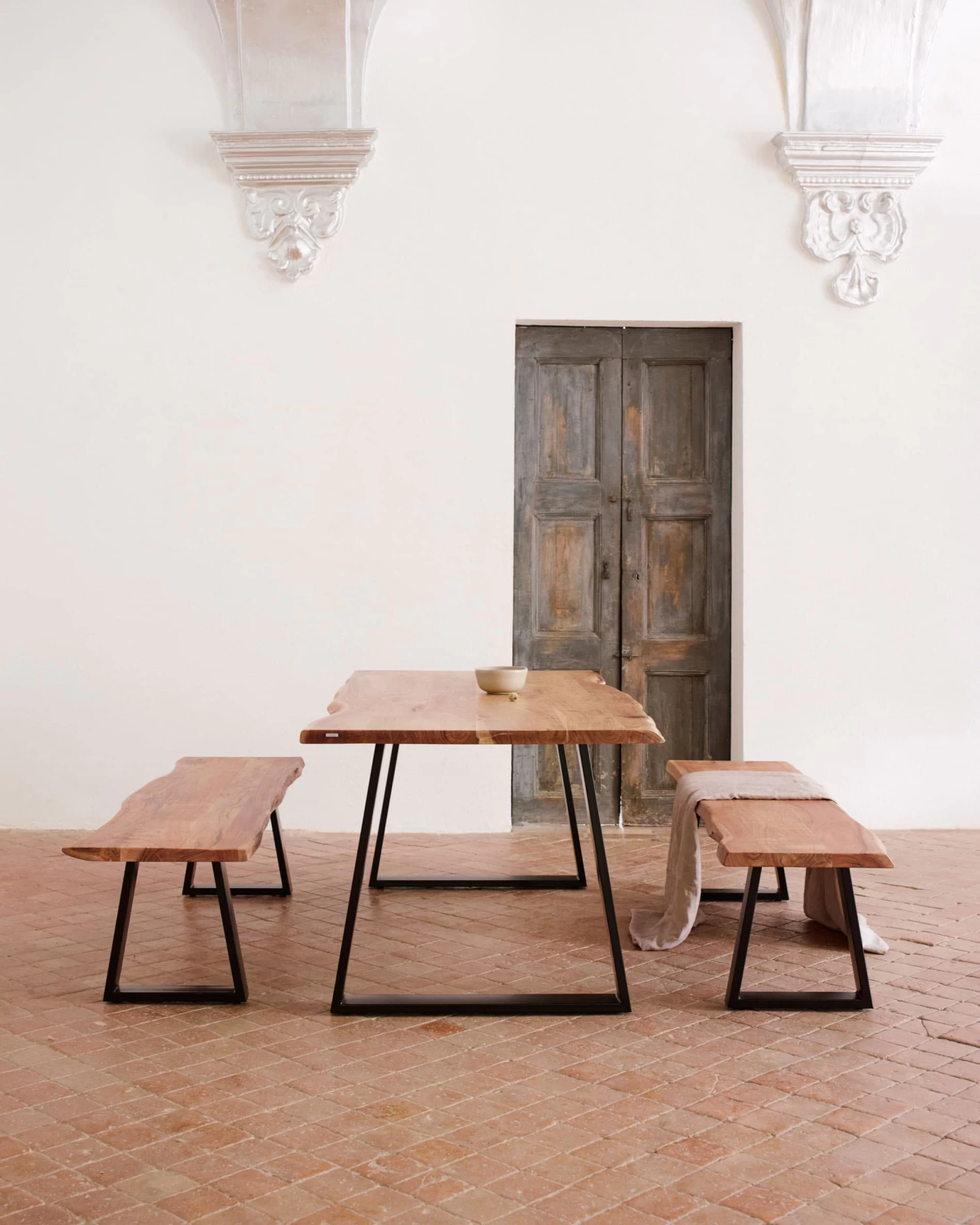 Alaia Table Made From Solid Acacia Wood With Natural Finish 180 X 90 Cm | Kave Home 6 Alaia Table Made From Solid Acacia Wood With Natural Finish 180 X 90 Cm | Kave Home - Image 4